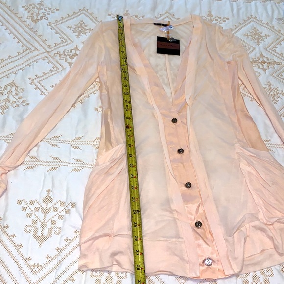 NWT light pink cardigan. Size small - Picture 8 of 9